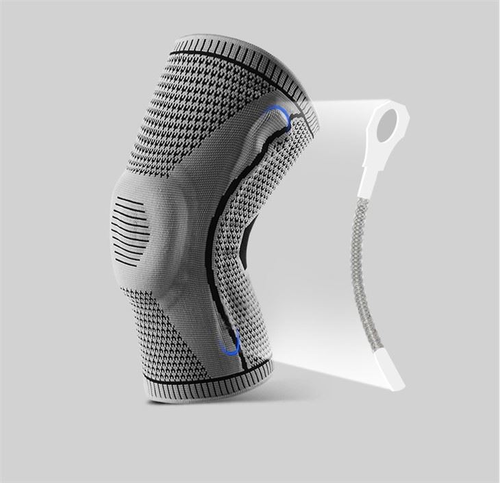 Knee Pad With Silicone And Side Stabilizer